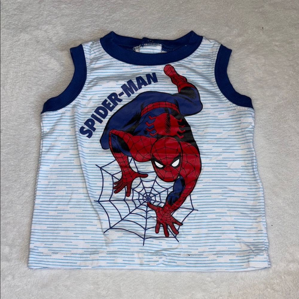 marvel Spider-Man Sleeveless tank top 6-12 months baby boy